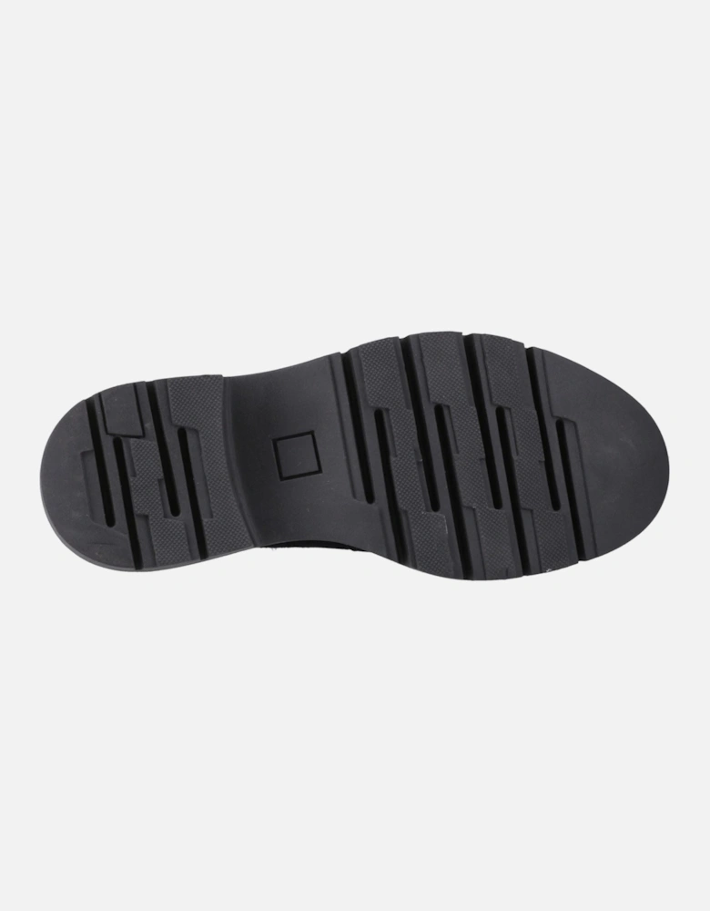 Nella T-Bar Suede Women's Black Shoes