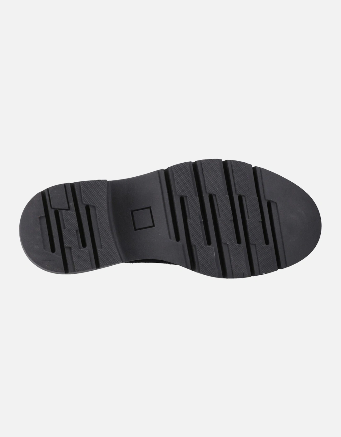 Nella T-Bar Suede Women's Black Shoes