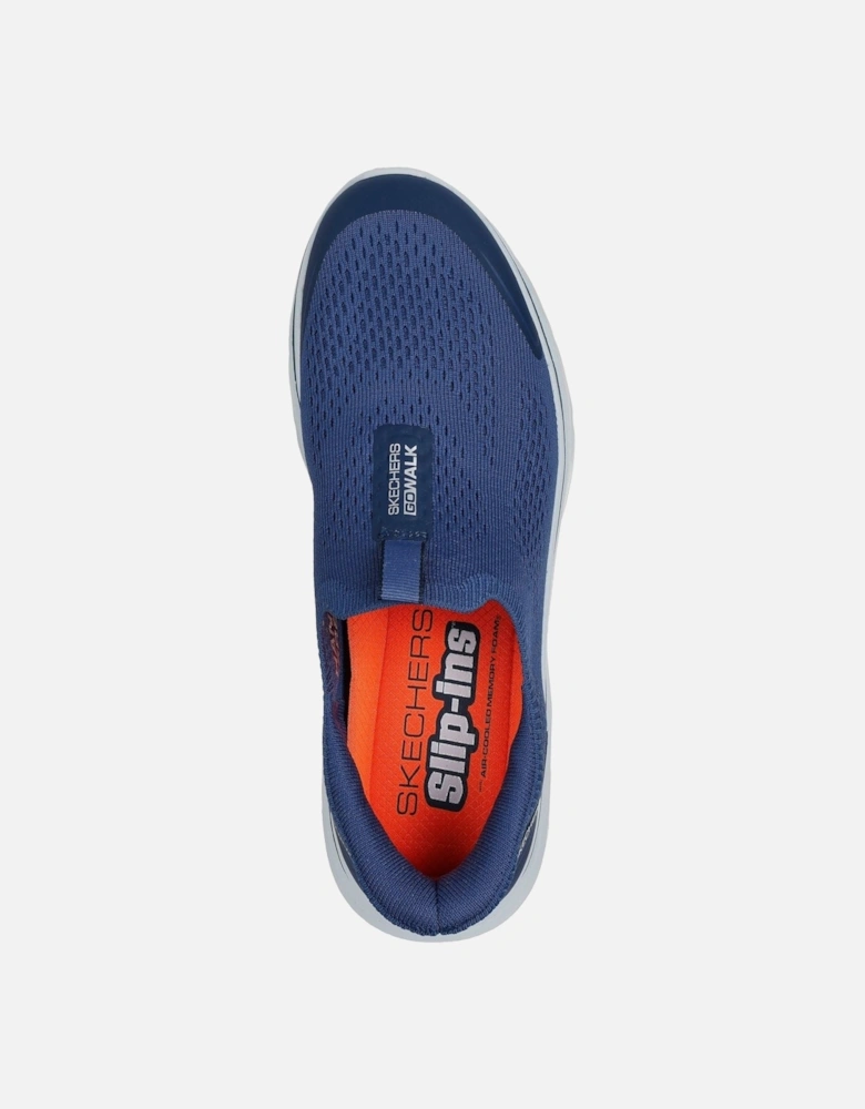 7 Easy On Evolution Textile Men's Navy Trainers