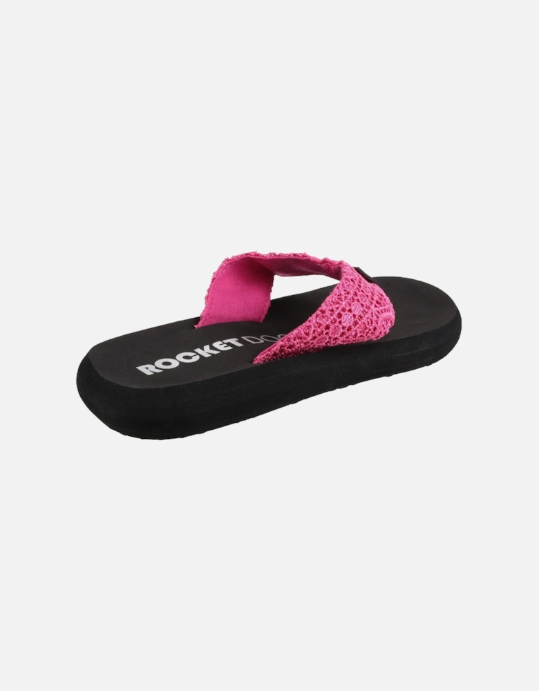 Spotlight Lima Fabric Women's Pink Flip Flops