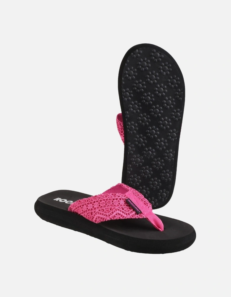 Spotlight Lima Fabric Women's Pink Flip Flops