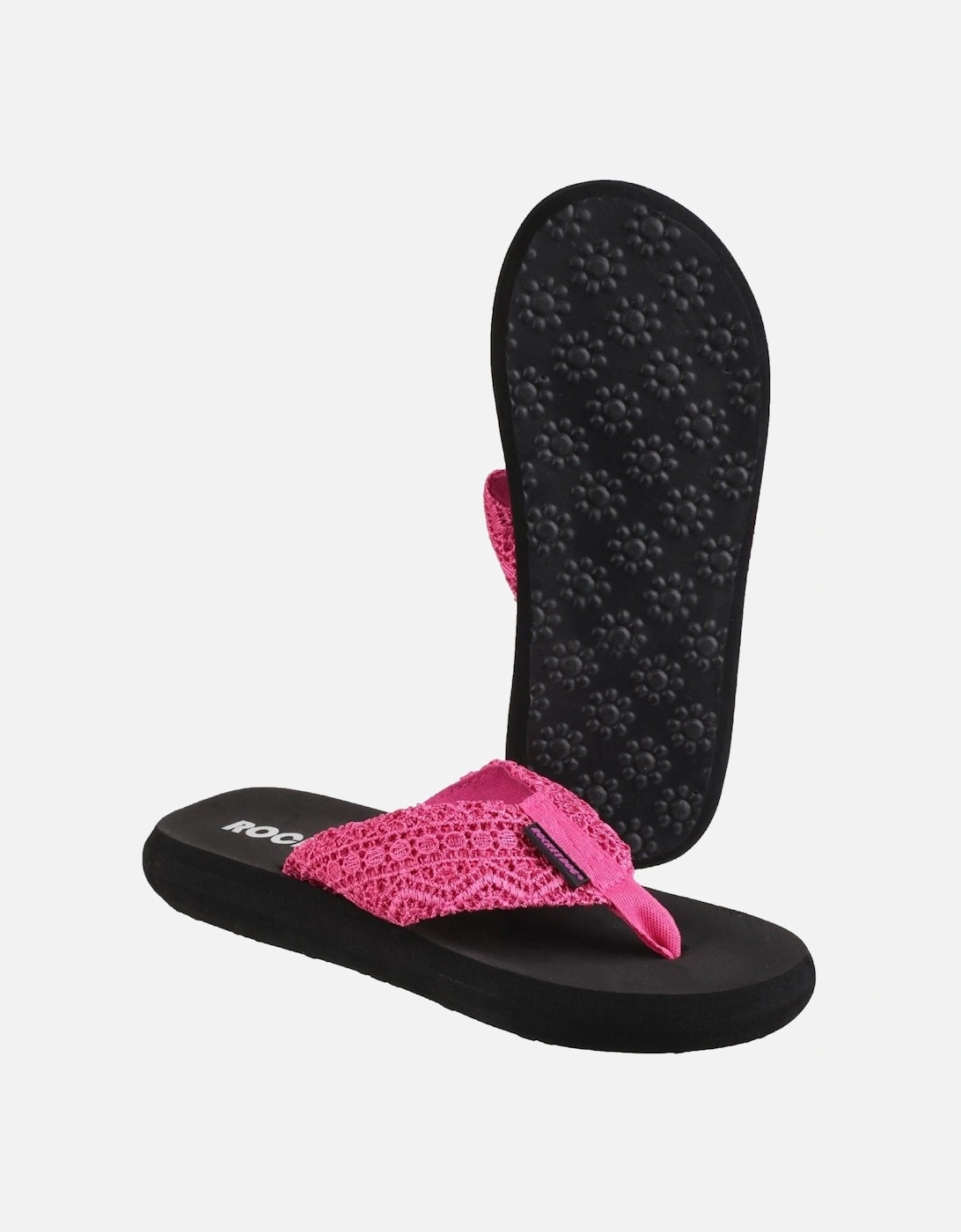 Spotlight Lima Fabric Women's Pink Flip Flops
