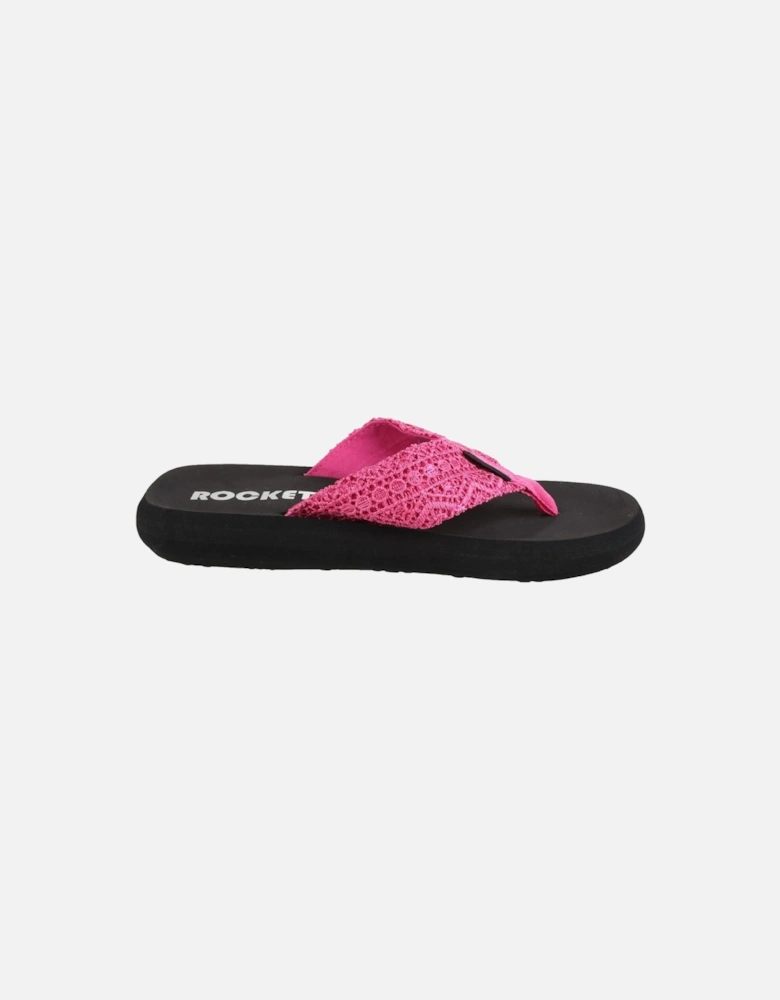 Spotlight Lima Fabric Women's Pink Flip Flops