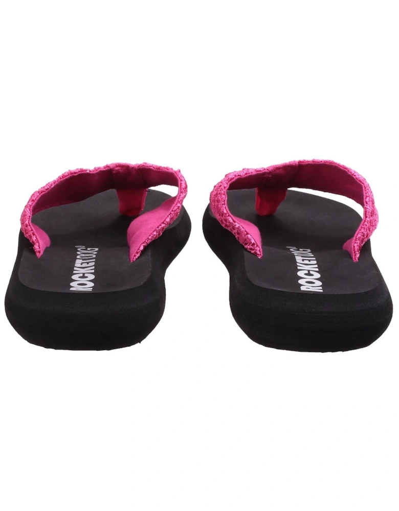 Spotlight Lima Fabric Women's Pink Flip Flops