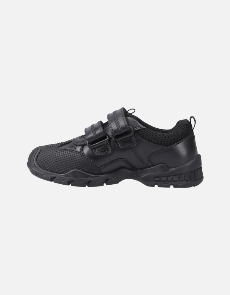 Tristen Leather Boys's Black Loafers