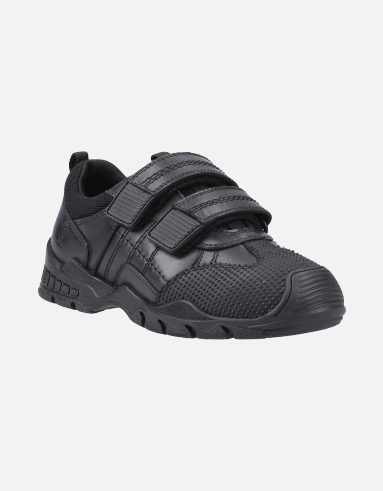 Tristen Leather Boys's Black Loafers