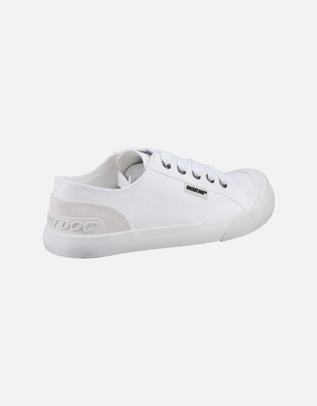Jazzin 12A Canvas Cotton Women's White Trainers