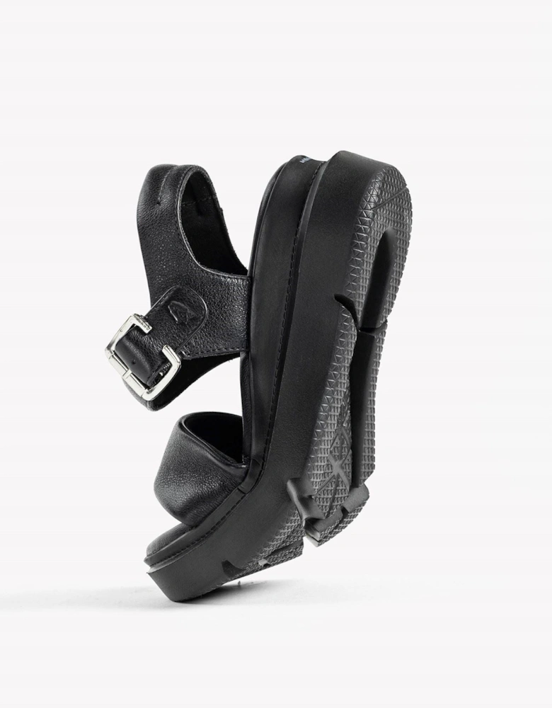Uplift Leather Women's Black Sandals