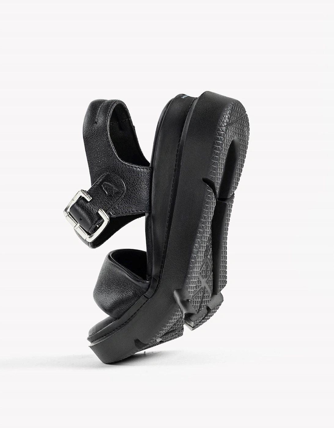 Uplift Leather Women's Black Sandals