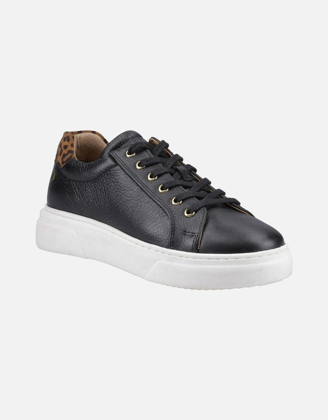 Kathryn Leather Women's Black Trainers, 6 of 5