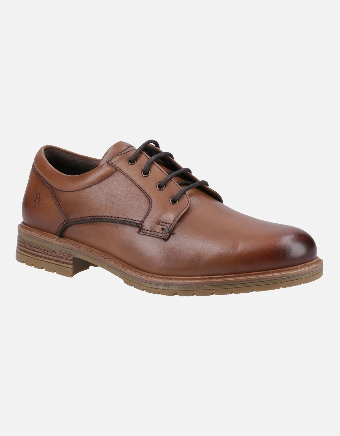 Richie Leather Men's Tan Lace-Up Shoes, 6 of 5