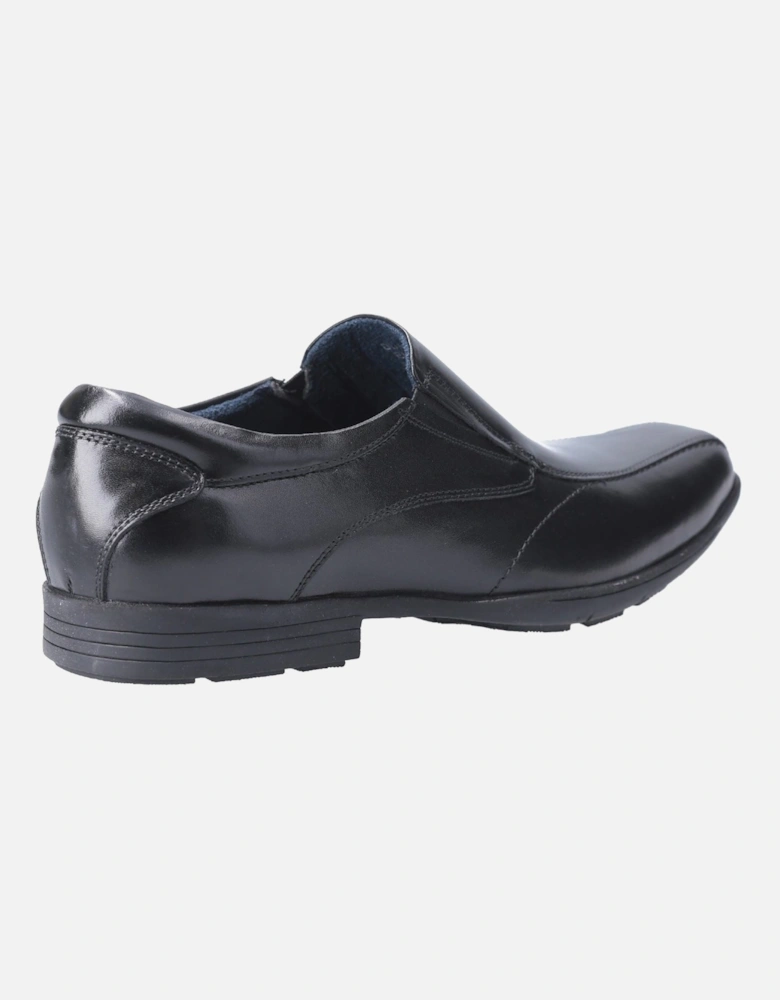Dundee Leather Boys's Black Shoes