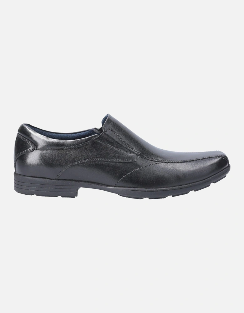 Dundee Leather Boys's Black Shoes