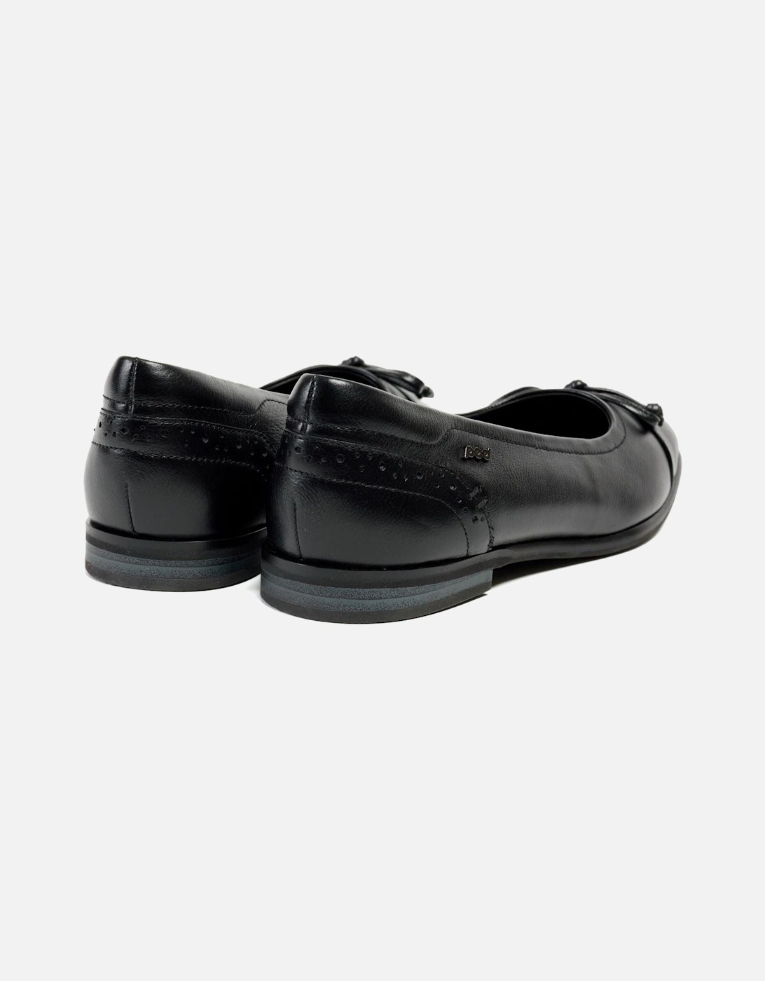 Priya Leather Women's Black Flats