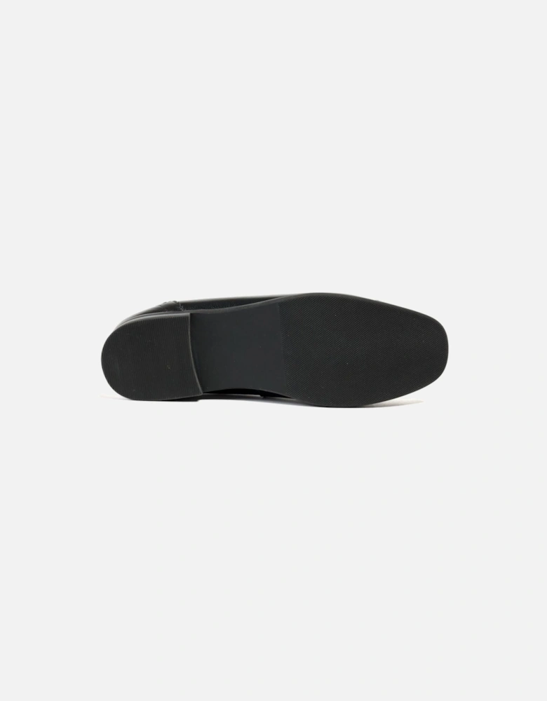 Priya Leather Women's Black Flats