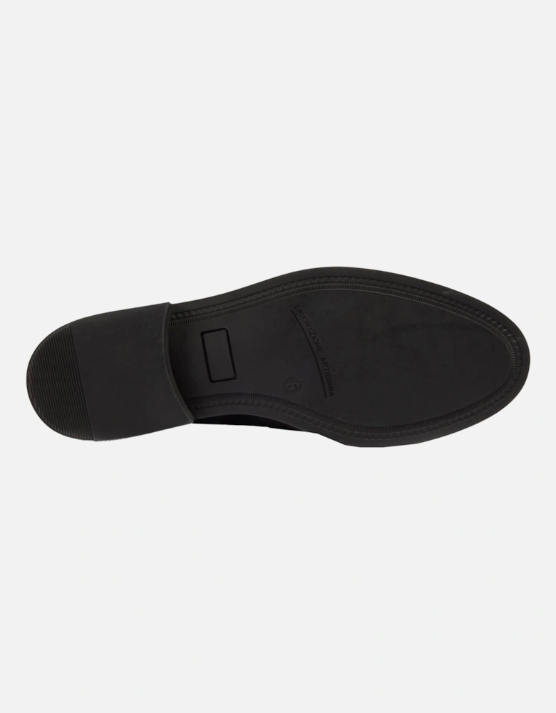 Islay Leather Girls's Black Loafers