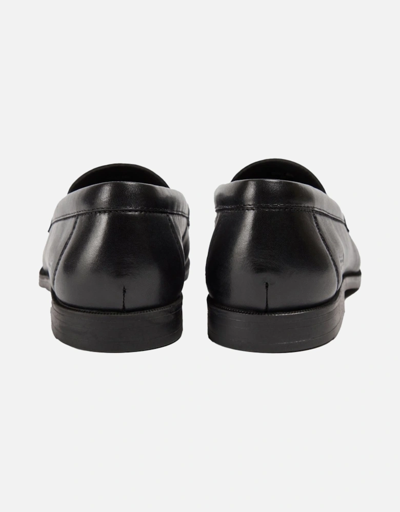 Islay Leather Girls's Black Loafers