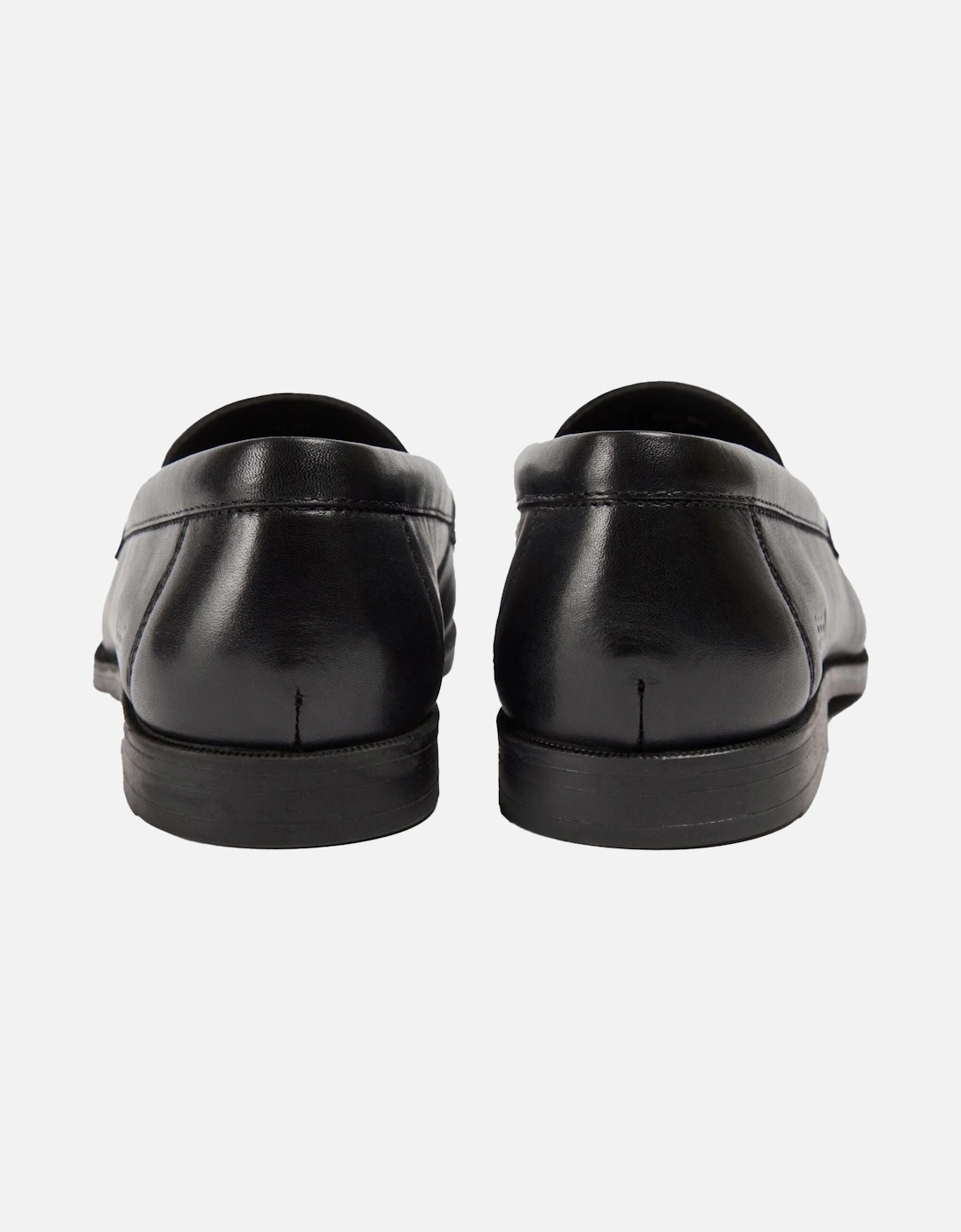 Islay Leather Girls's Black Loafers