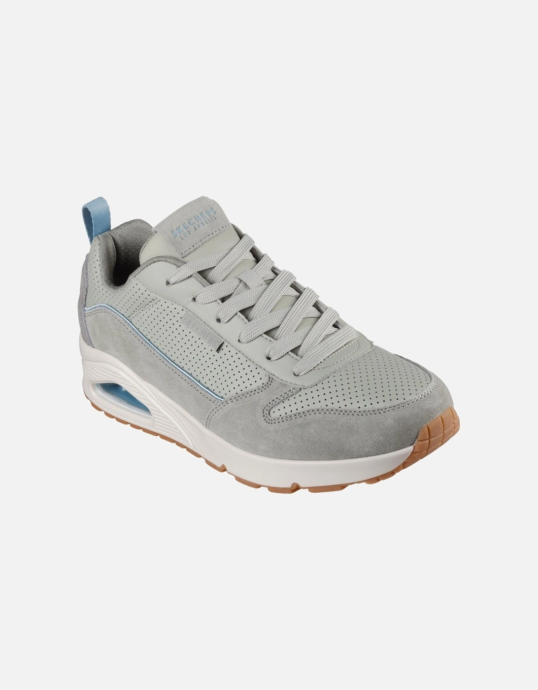 Uno Stacre 2.0 Leather Men's Sage Trainers, 6 of 5