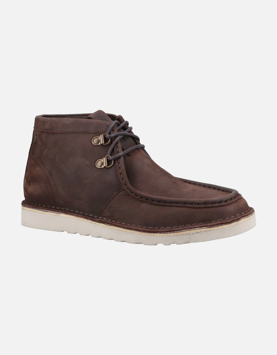 Hush Puppies Men's Hush Puppies Oswald Leather Men's Brown Boots