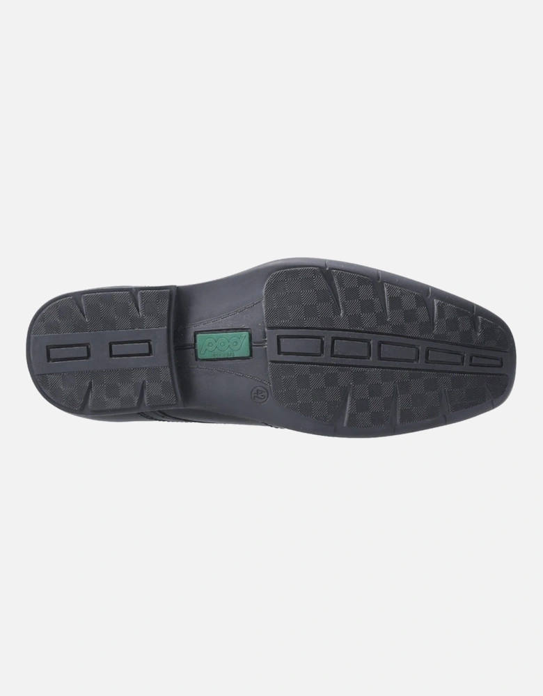 Angus Leather Boys's Black Shoes