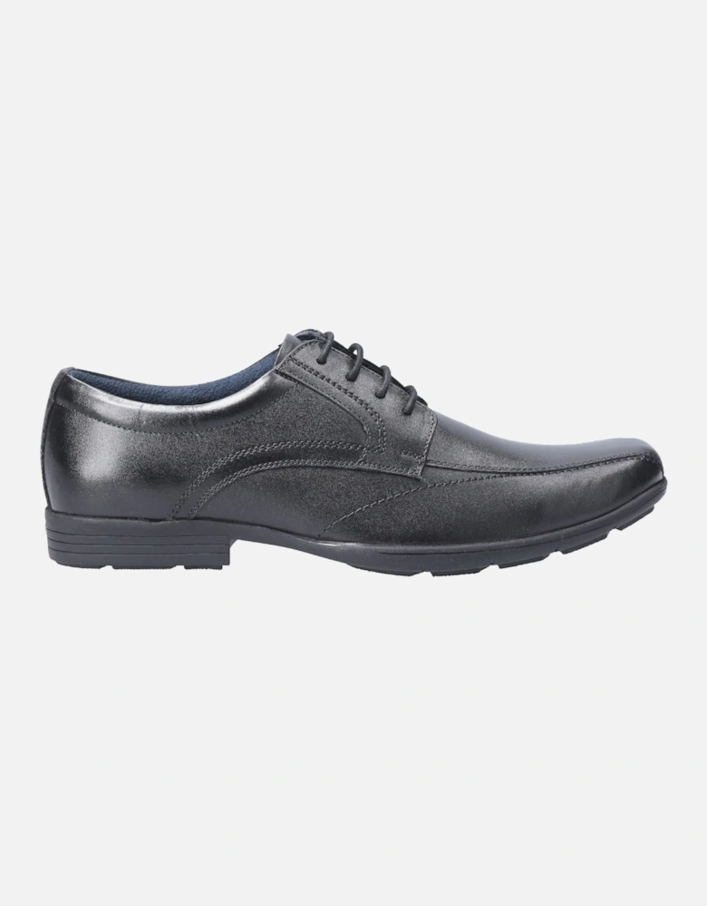 Angus Leather Boys's Black Shoes
