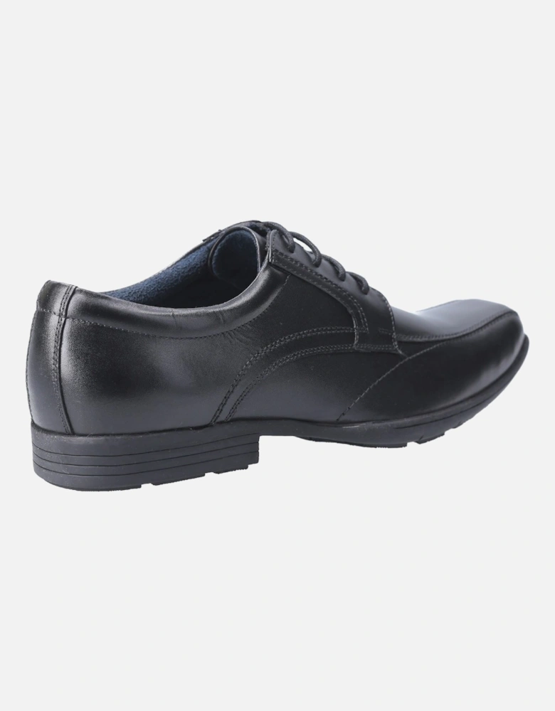 Angus Leather Boys's Black Shoes