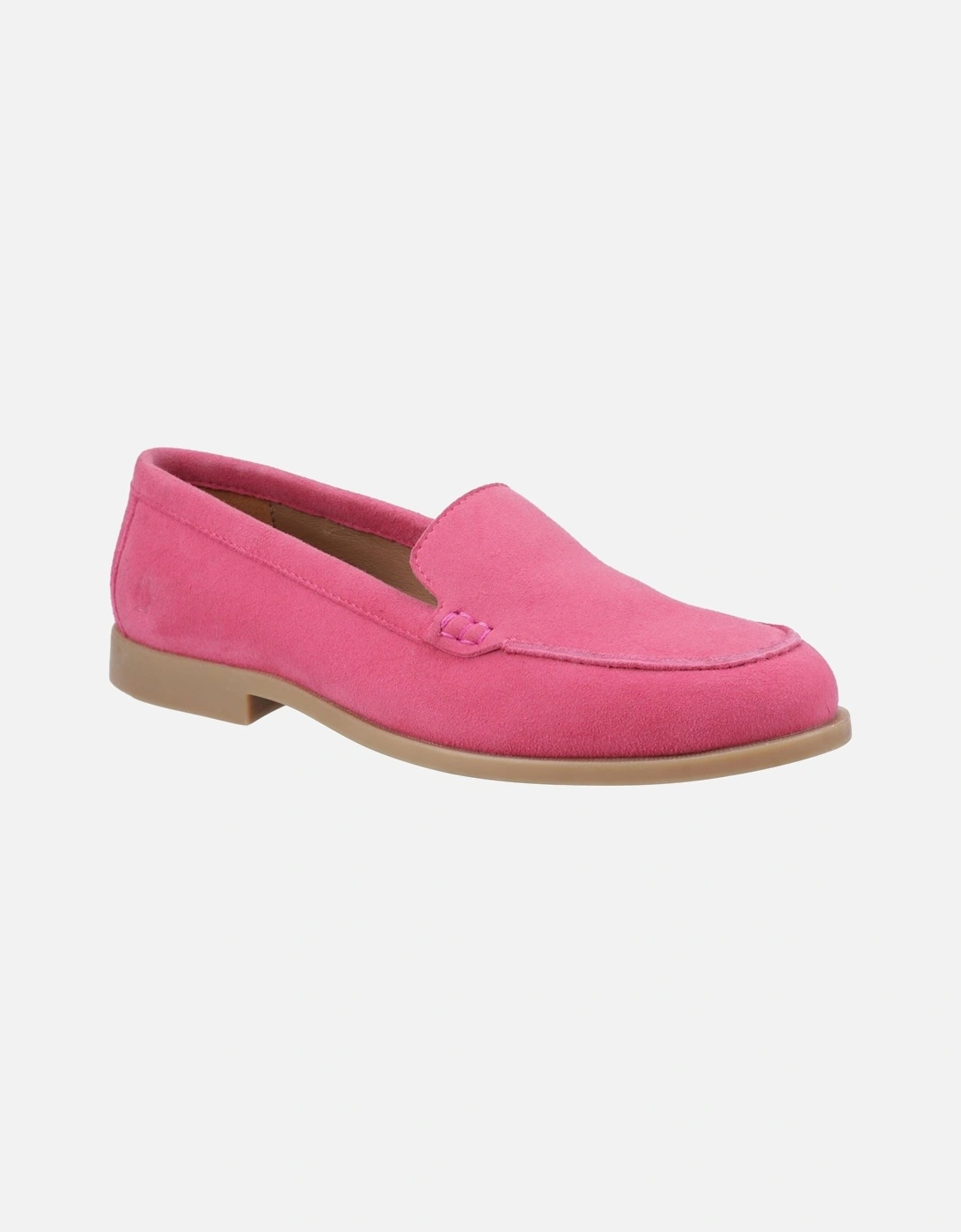 Natasha Leather Women's Pink Loafers, 5 of 4