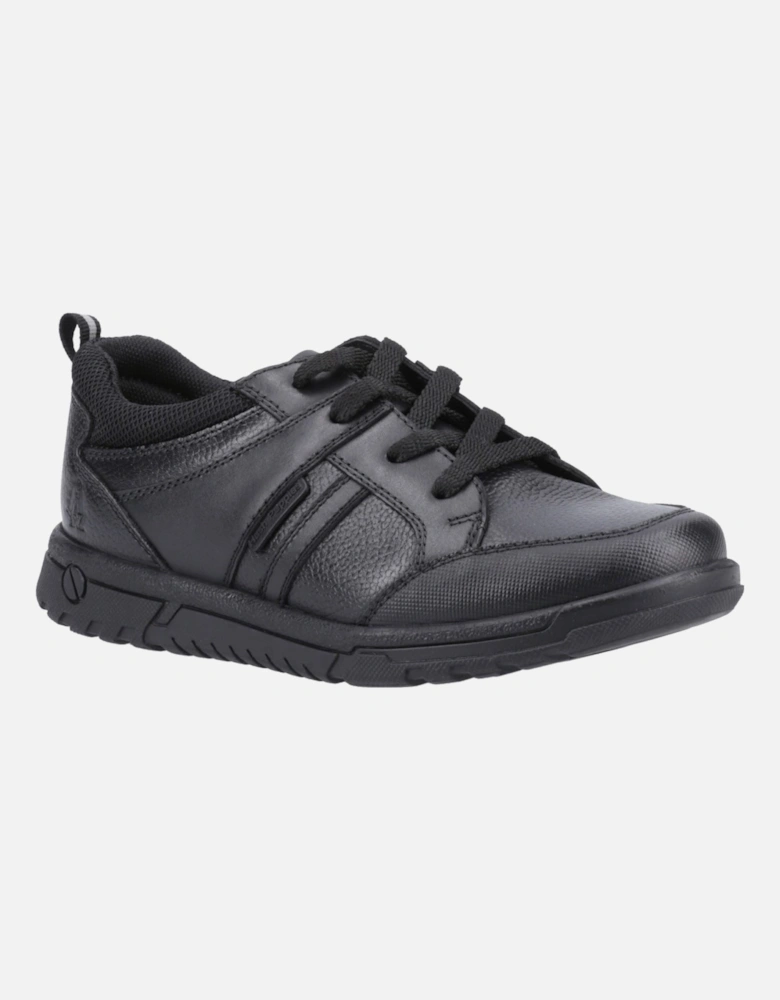 Steven Senior Leather Boys's Black Lace-Up Shoes