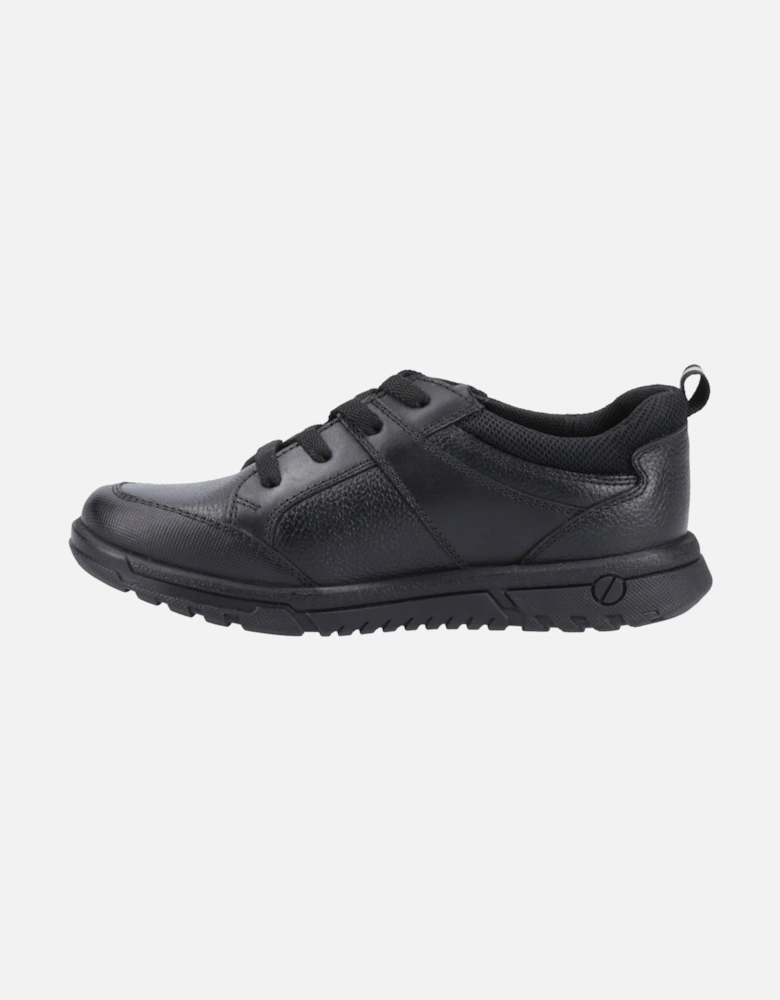Steven Senior Leather Boys's Black Lace-Up Shoes