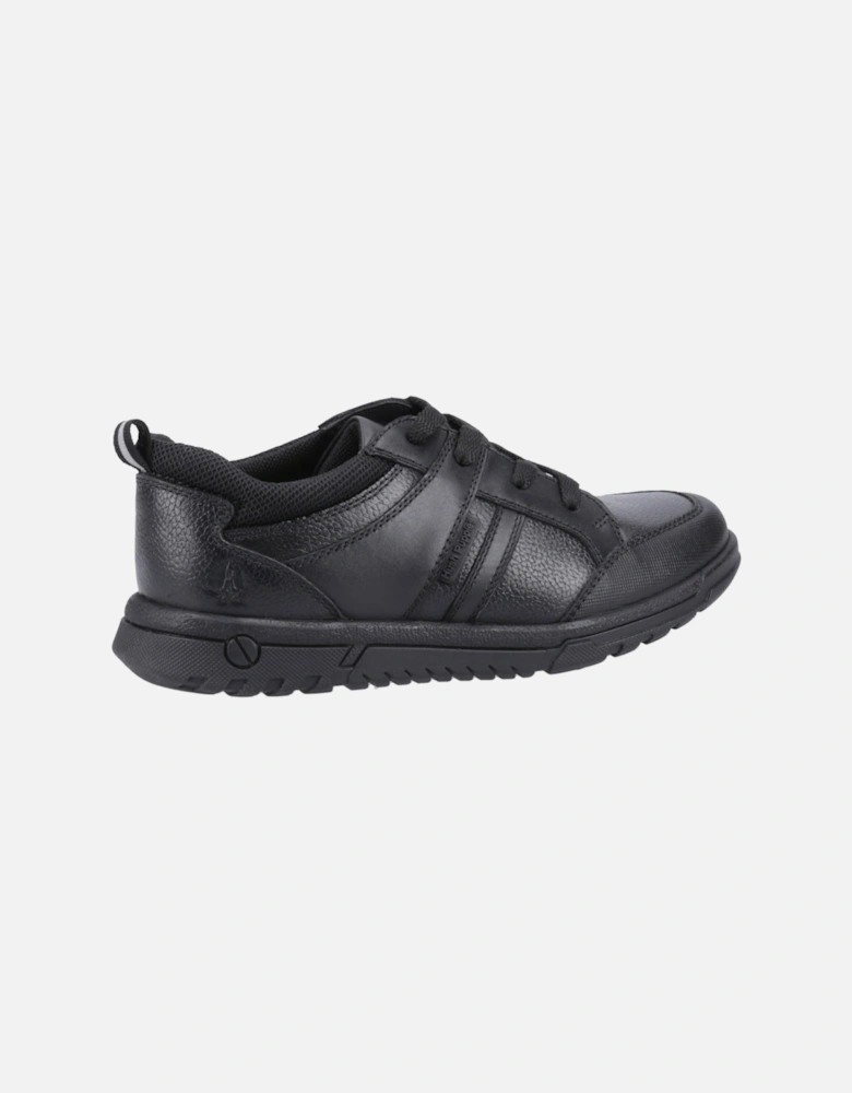 Steven Senior Leather Boys's Black Lace-Up Shoes
