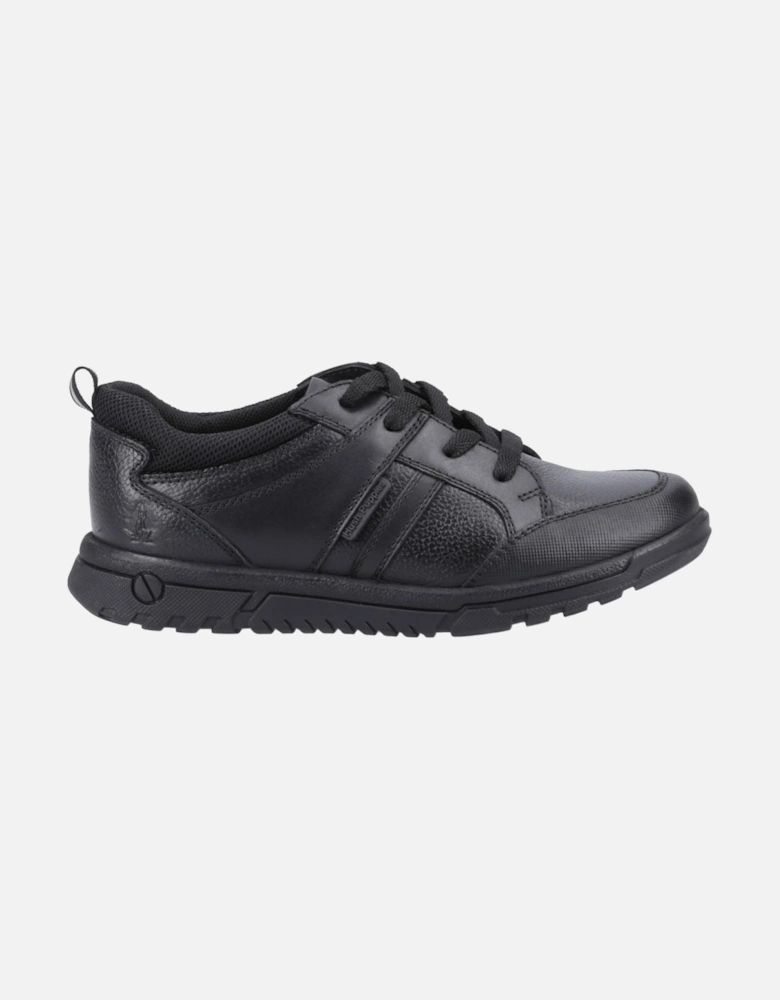Steven Senior Leather Boys's Black Lace-Up Shoes