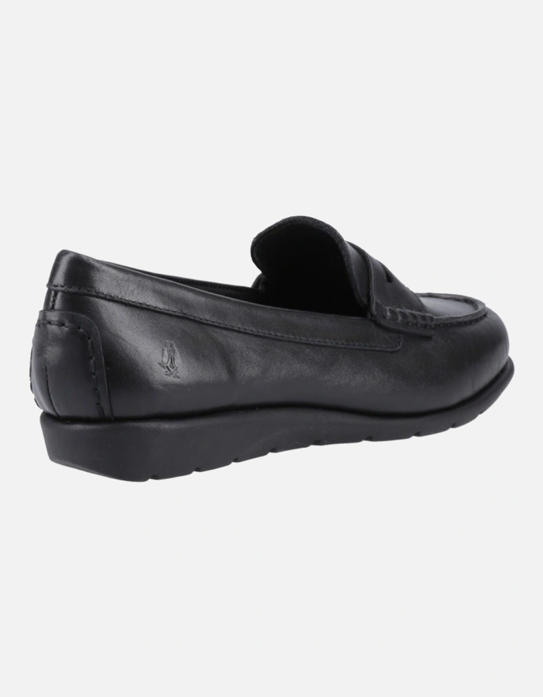 Shelby Leather Women's Black Loafers