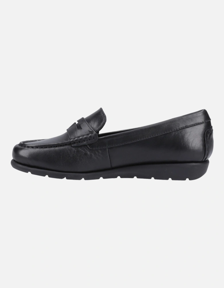 Shelby Leather Women's Black Loafers