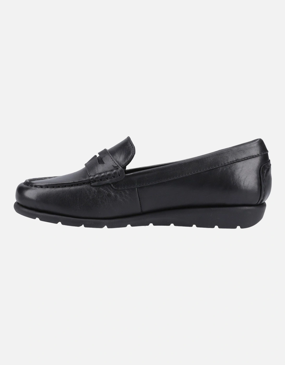 Shelby Leather Women's Black Loafers