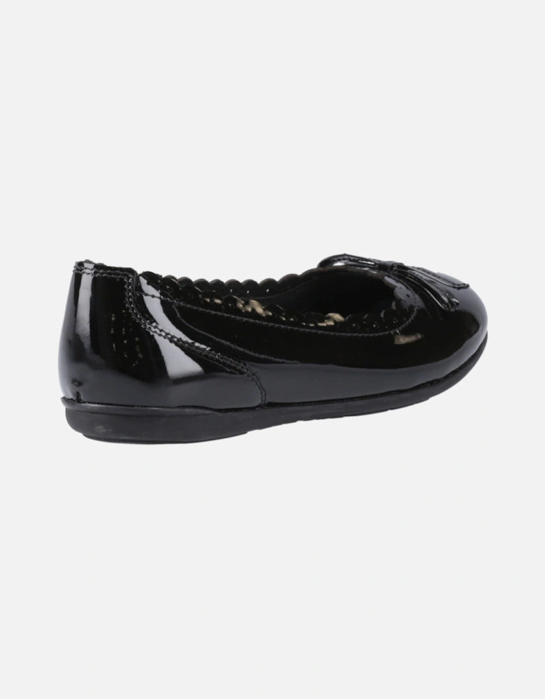 Lillie Ballerina Patent Leather Girls's Black Ballet Flats