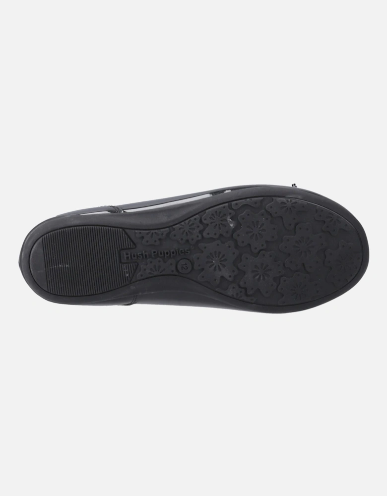 Lillie Ballerina Patent Leather Girls's Black Ballet Flats