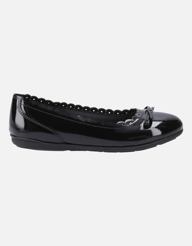 Lillie Ballerina Patent Leather Girls's Black Ballet Flats