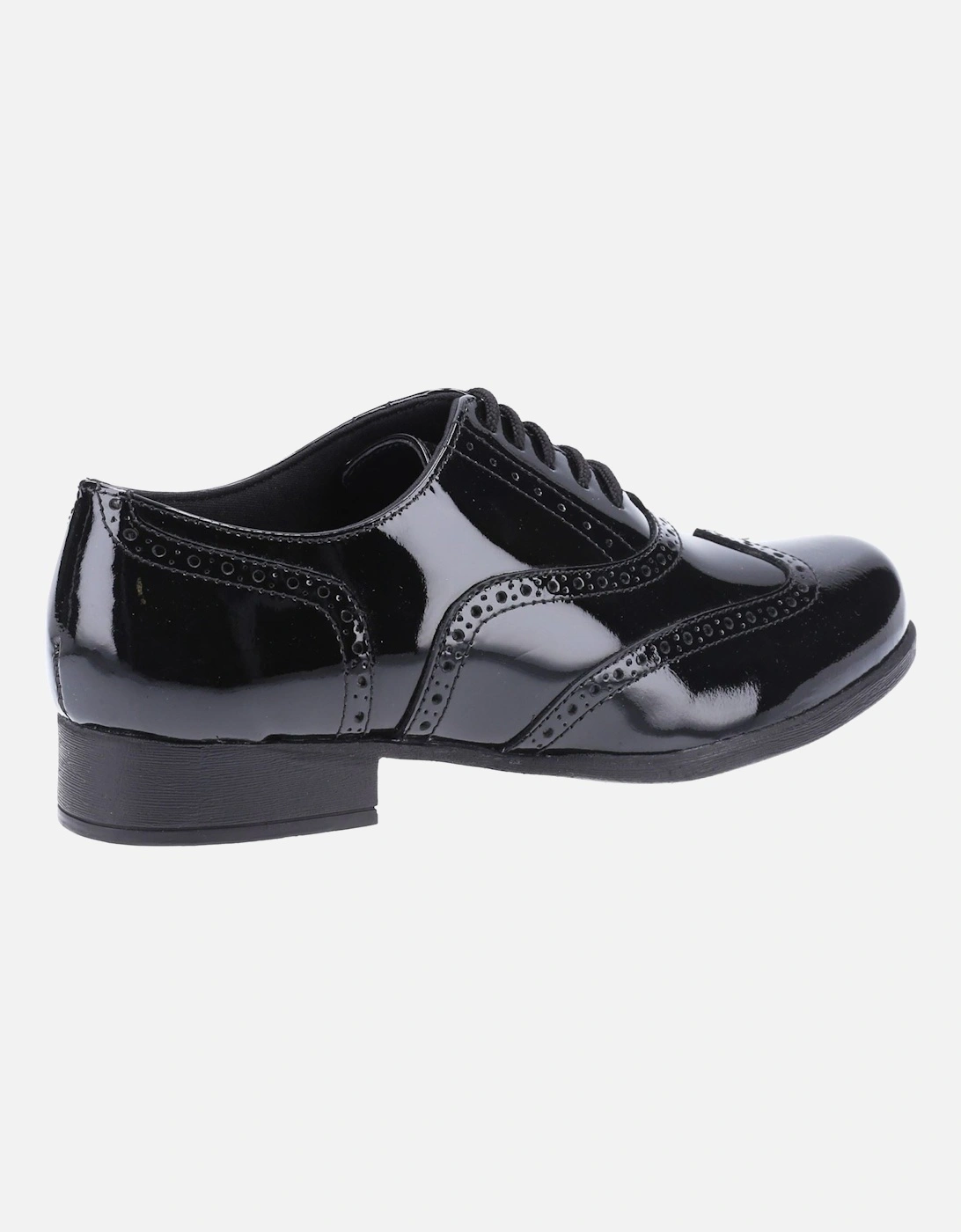 Kada Senior Patent Leather Girls's Patent Black Brogues