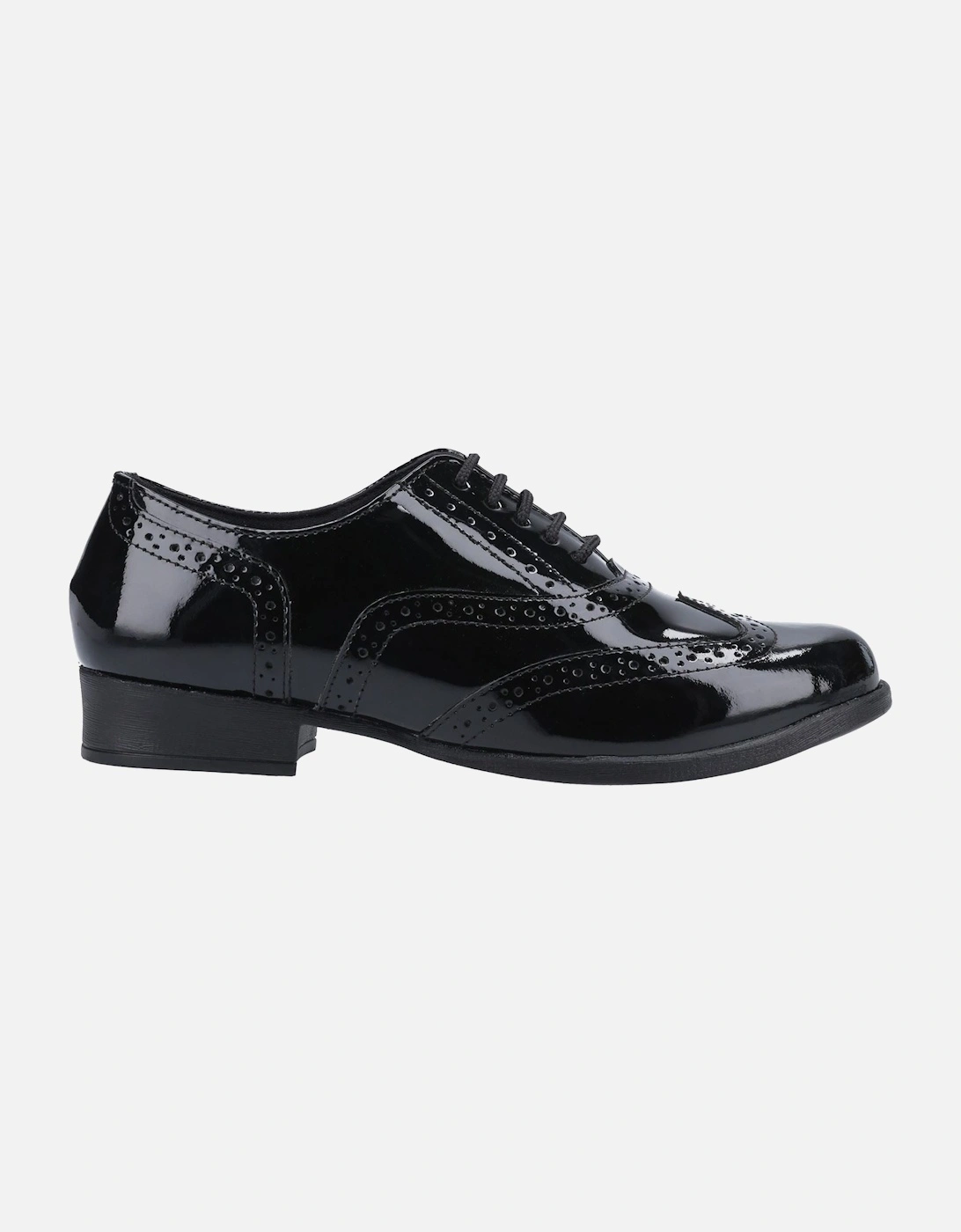 Kada Senior Patent Leather Girls's Patent Black Brogues