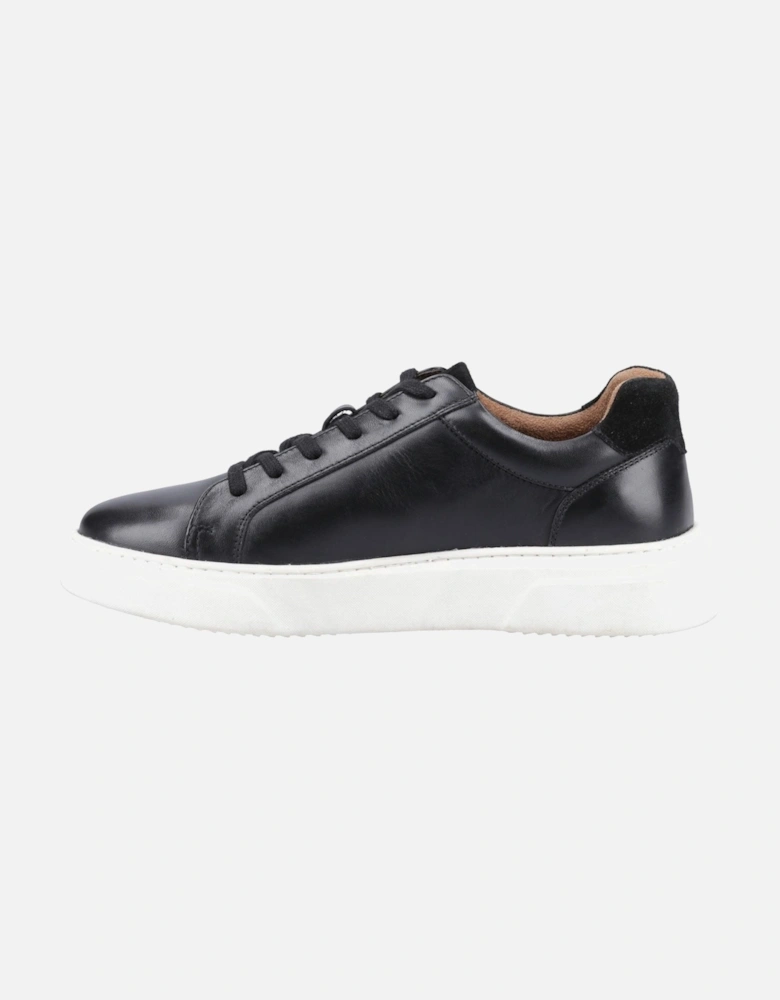 Whelan Leather Men's Black Trainers