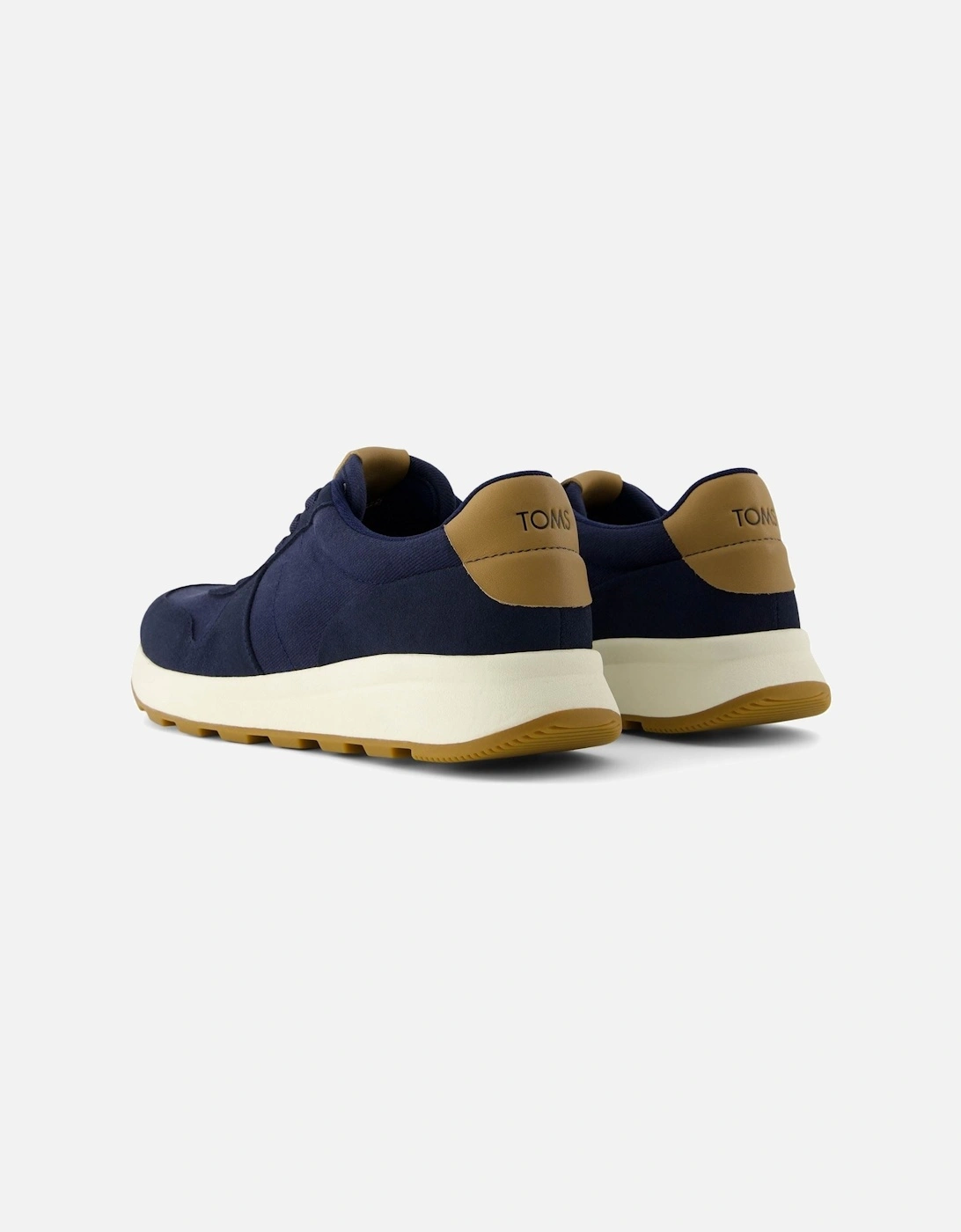 TRVL LITE Retro Leather Men's Navy Trainers