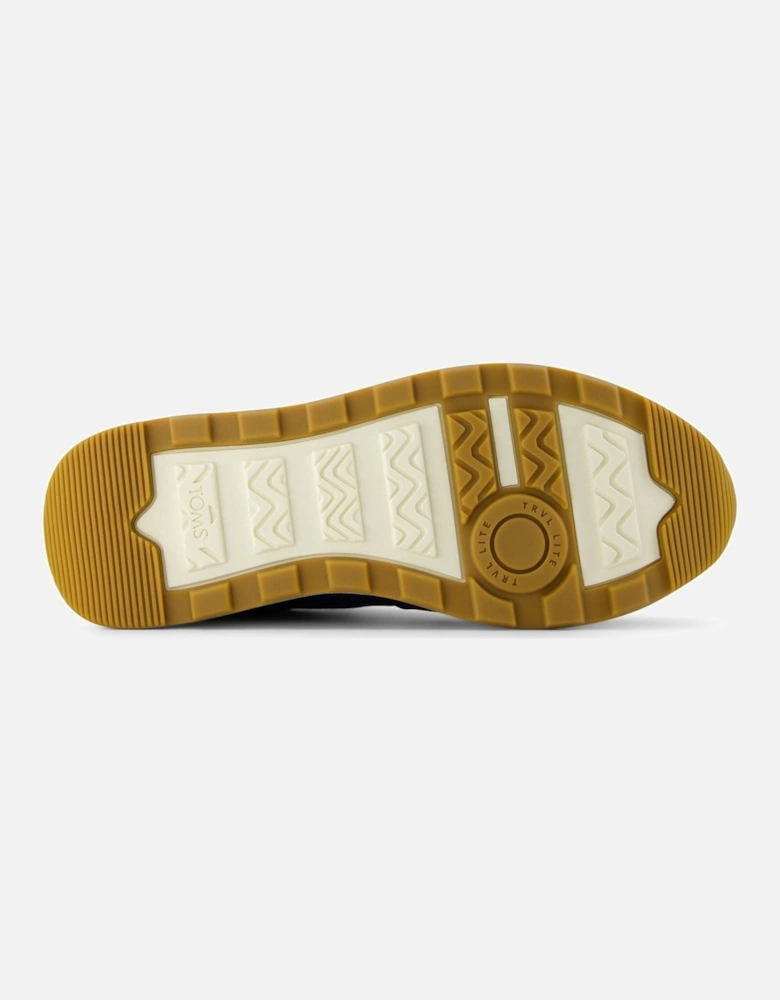 TRVL LITE Retro Leather Men's Navy Trainers