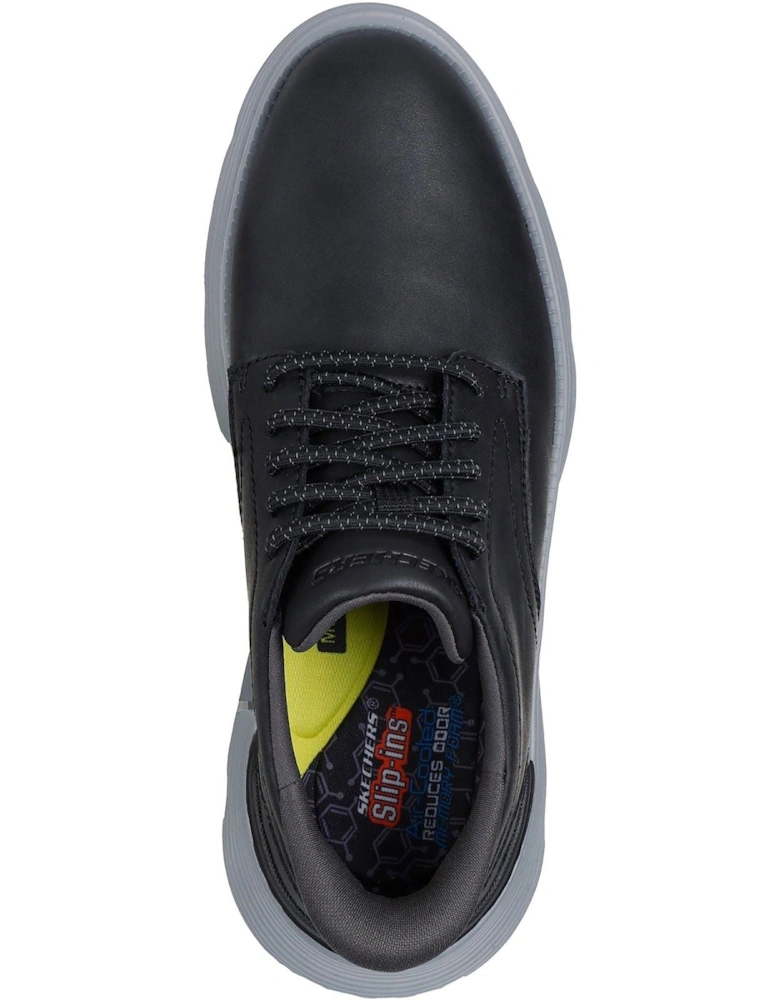 Garza Duran Leather Men's Black Trainers