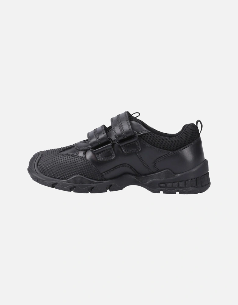 Tristen Leather Boys's Black Loafers
