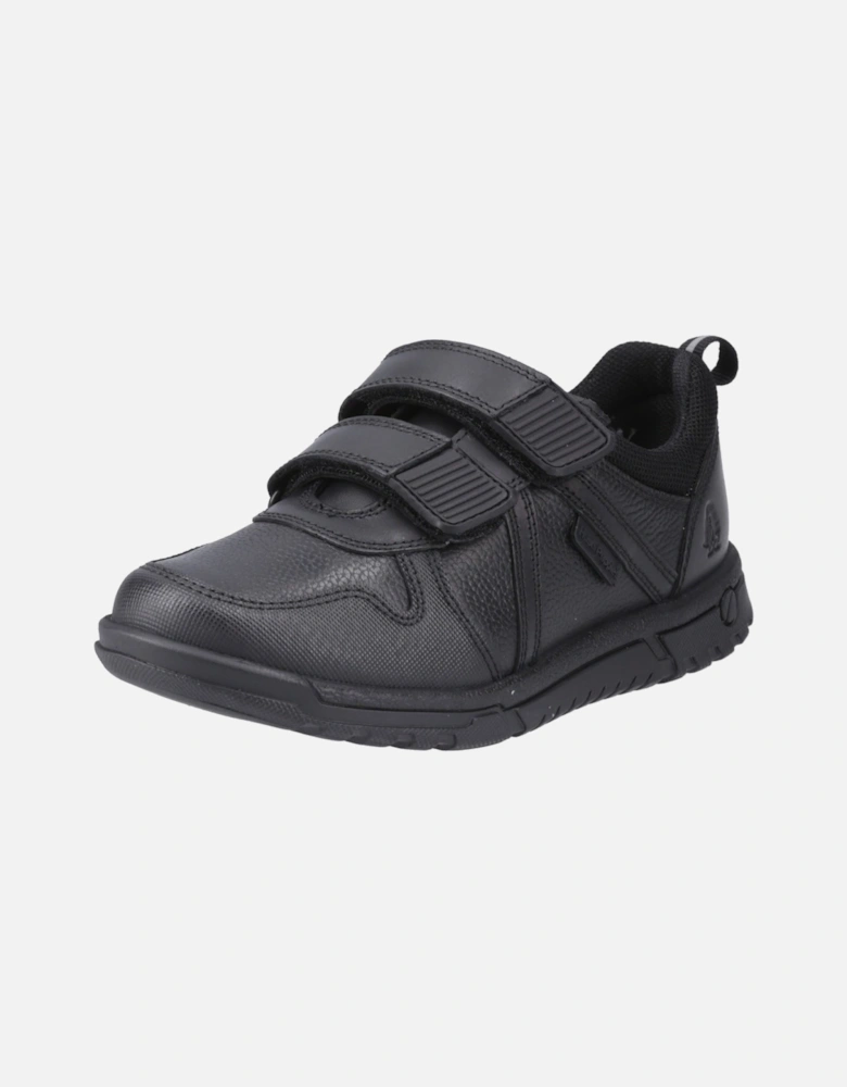 Spencer Junior Leather Boys's Black Shoes