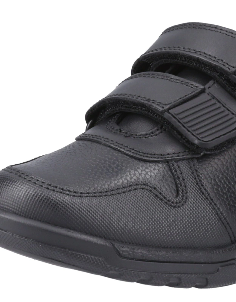 Spencer Junior Leather Boys's Black Shoes