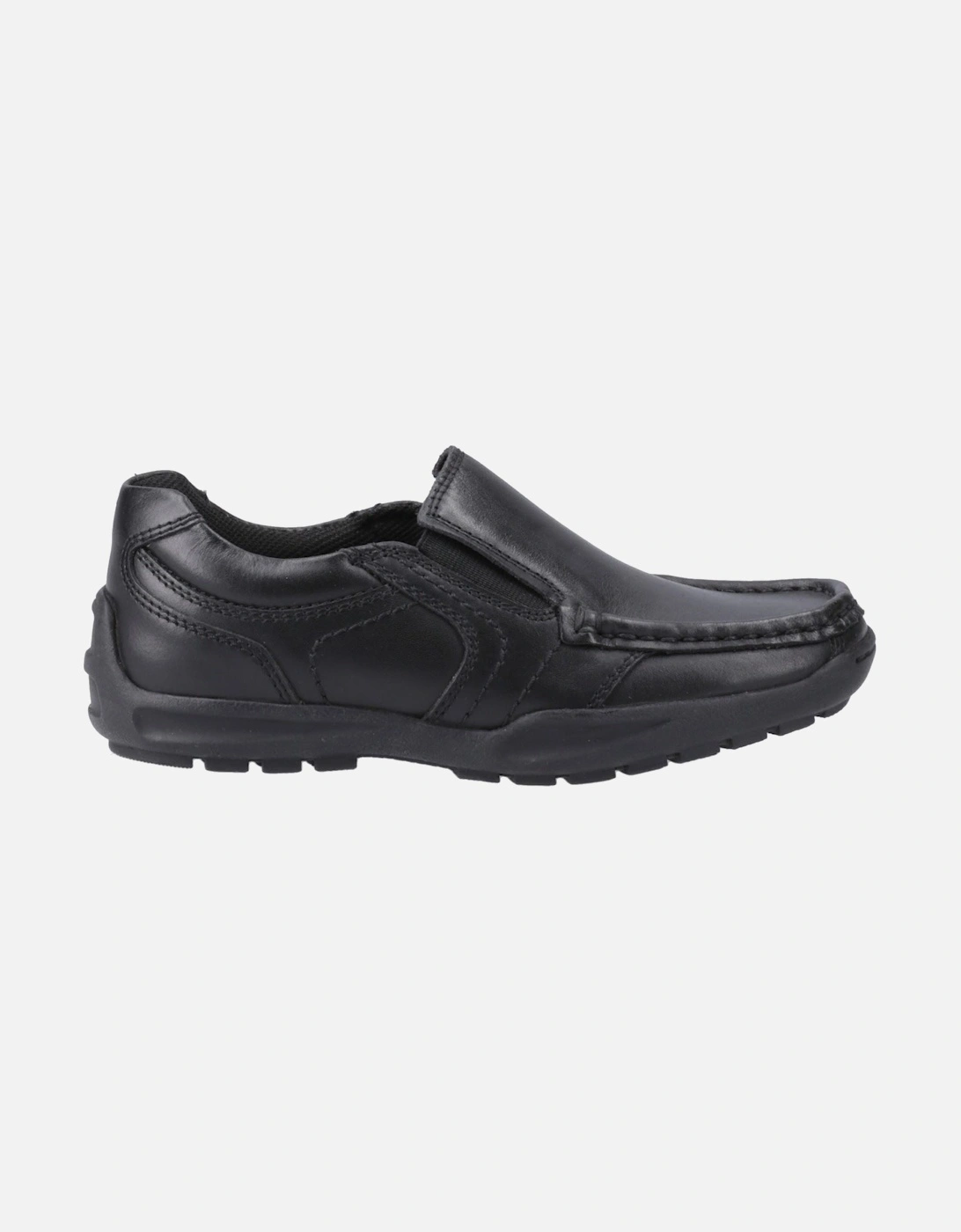 Morgan Leather Boys's Black Loafers