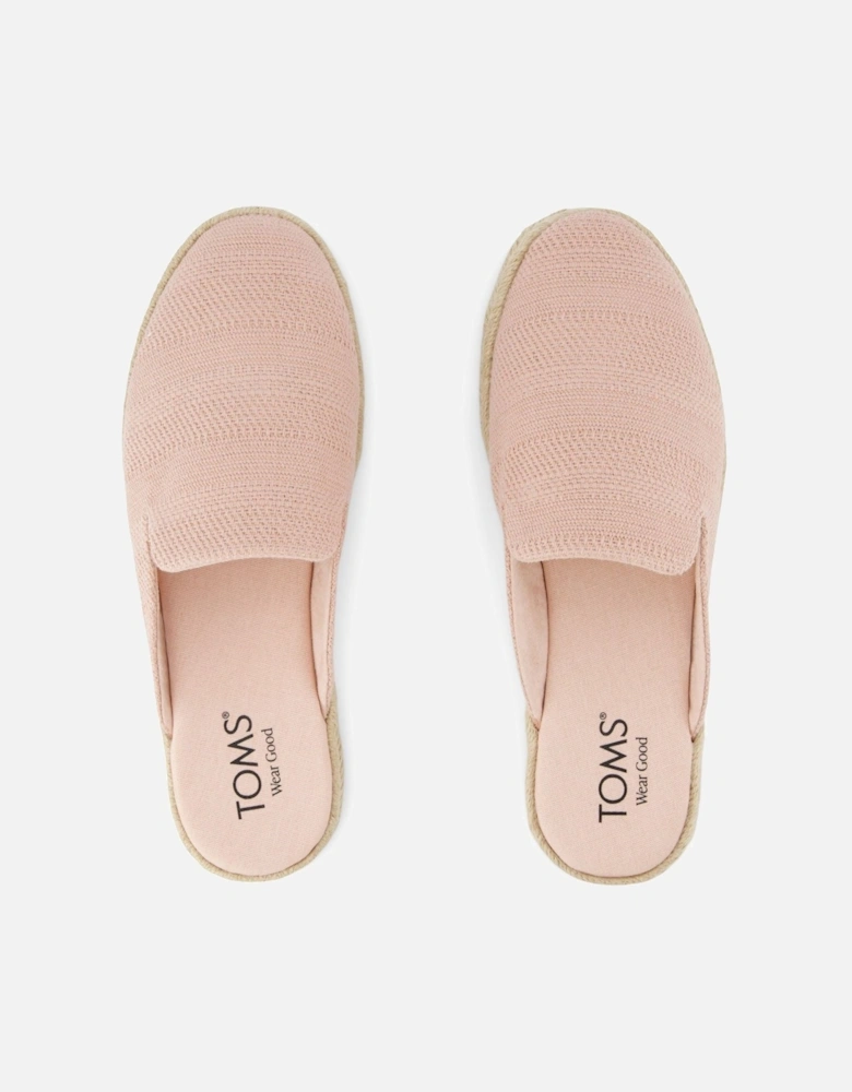 Santiago Mule Textile Women's Pale Rose Mules
