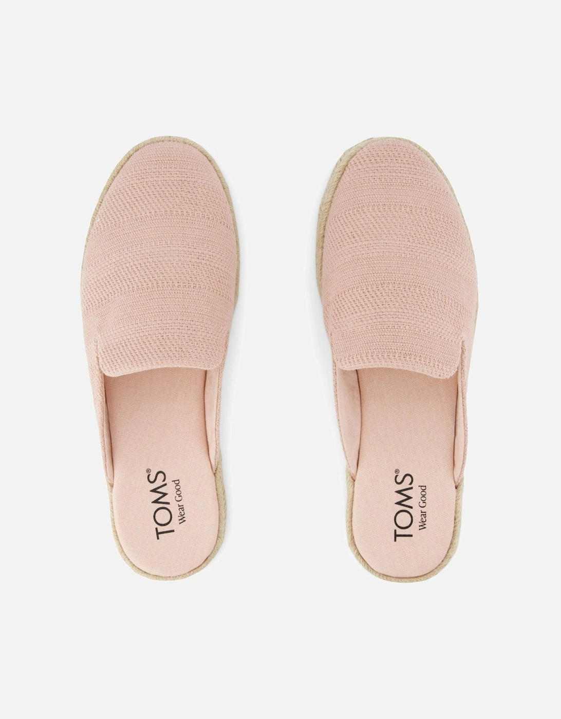 Santiago Mule Textile Women's Pale Rose Mules